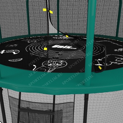 Батут UNIX line SUPREME GAME 12 ft (green)