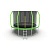 Батут с внутренней сеткой и лестницей EVO JUMP Cosmo 12ft (Green) + нижняя сеть